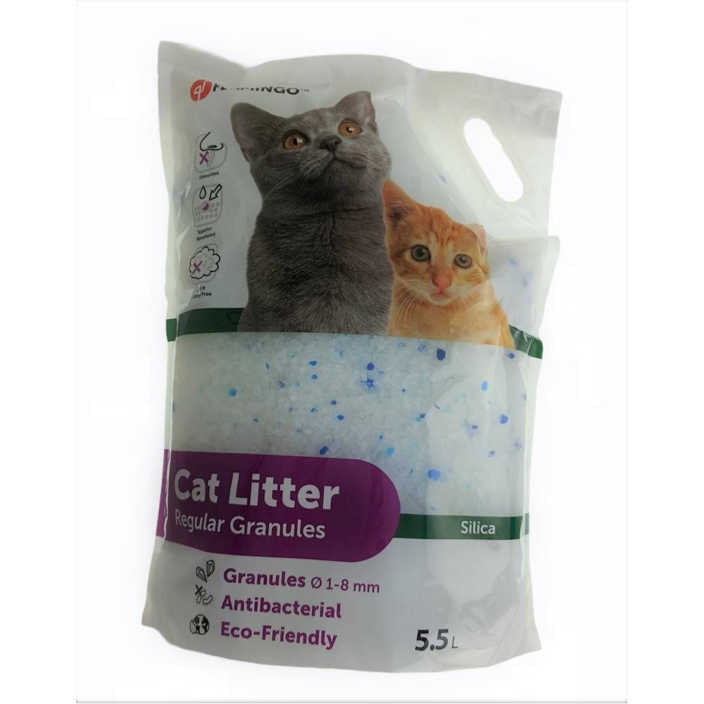 Litière silica granules moyen. 5.5 litres litière pour chat - Imagen 4