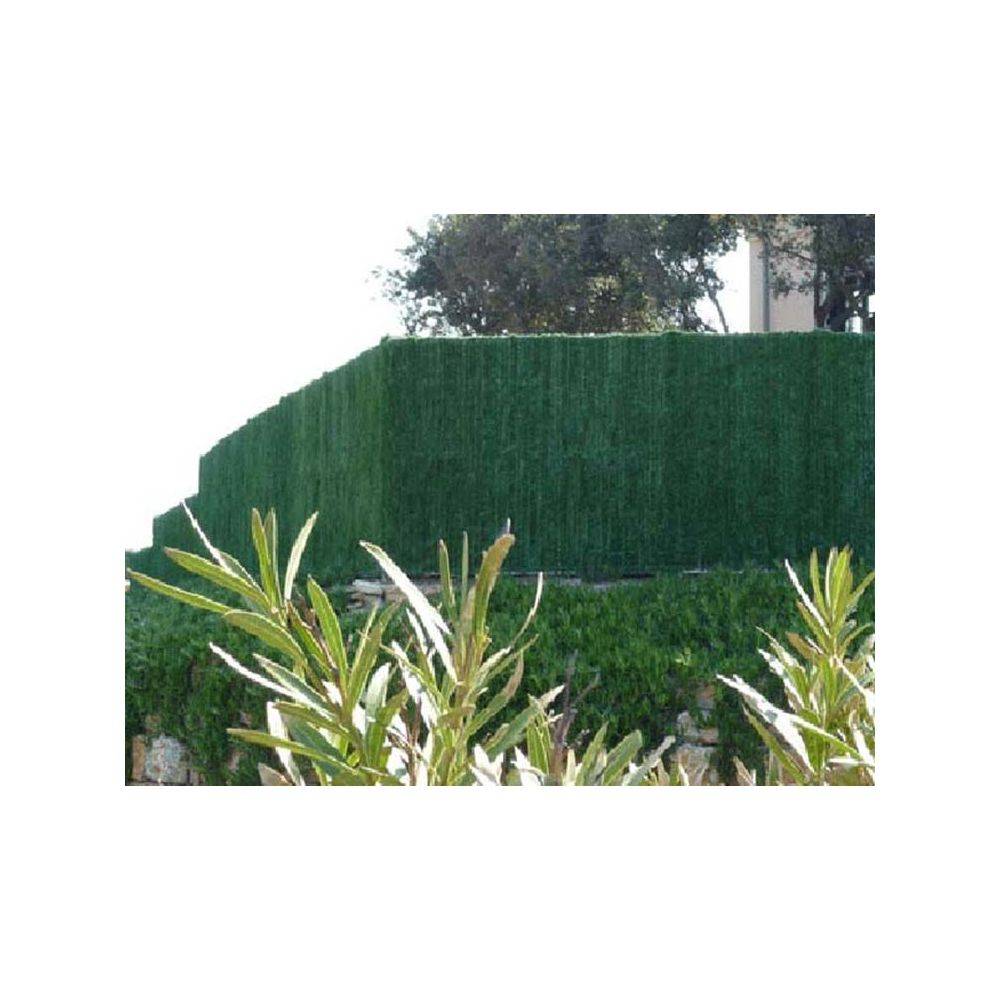 Haie artificielle 126 brins vert thuyas en rouleau Supra (Lot de 8) 2 x 3 m - Imagen 2