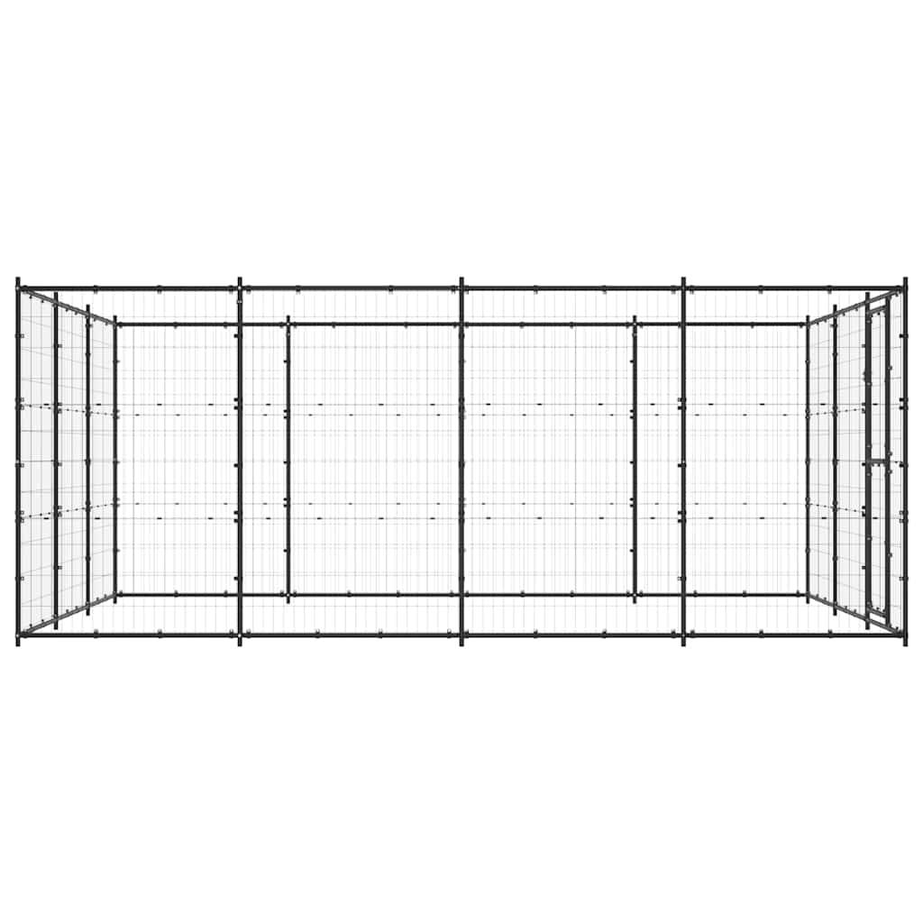 Vidaxl - Chenil extérieur Acier 14,52 m² vidaXL 3082313 - Imagen 6