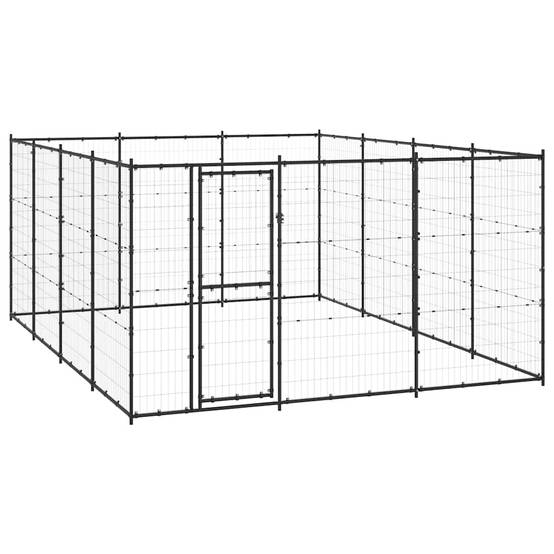 Vidaxl - Chenil extérieur Acier 14,52 m² vidaXL 3082313 - Imagen 2