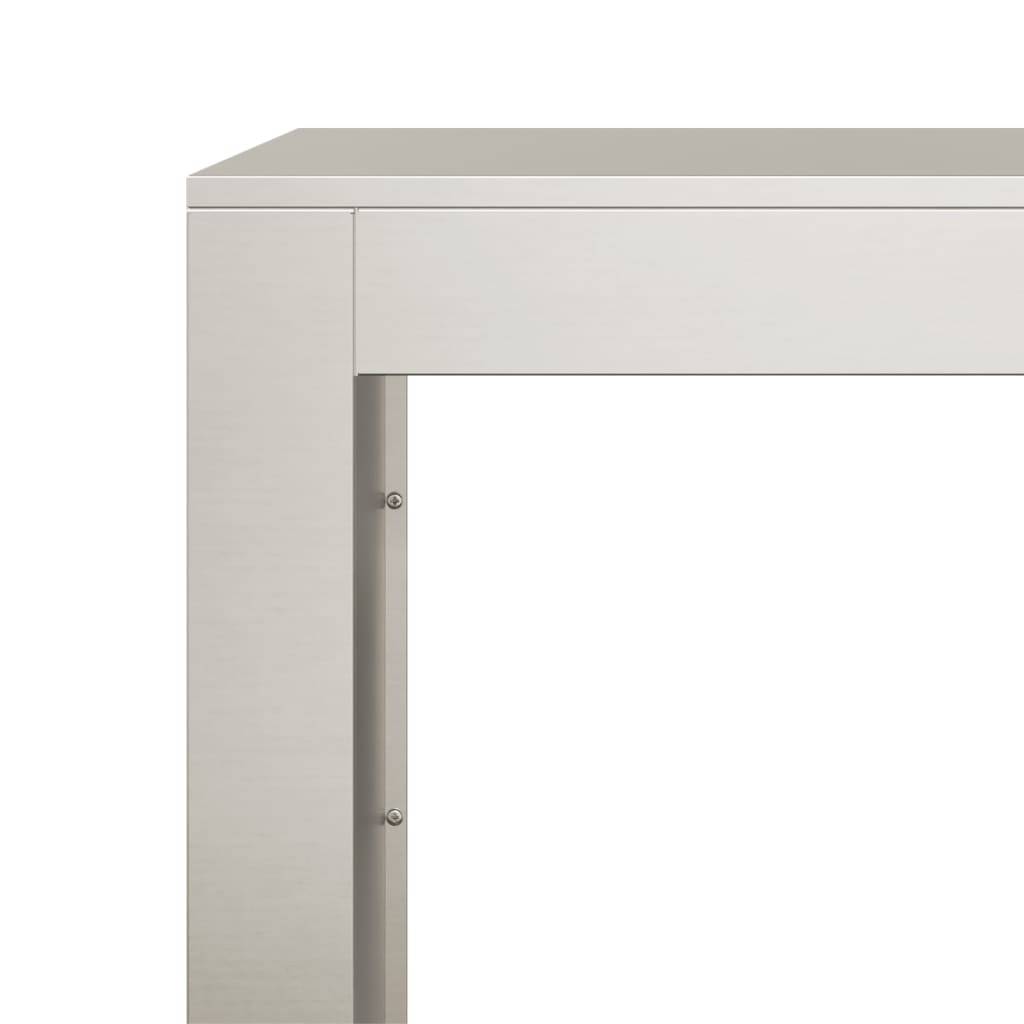 Range-bûches Design Acier Corten Rangement Extérieur Durable 100x40x100cm - ComfortXL Outdoor Living - Image 9
