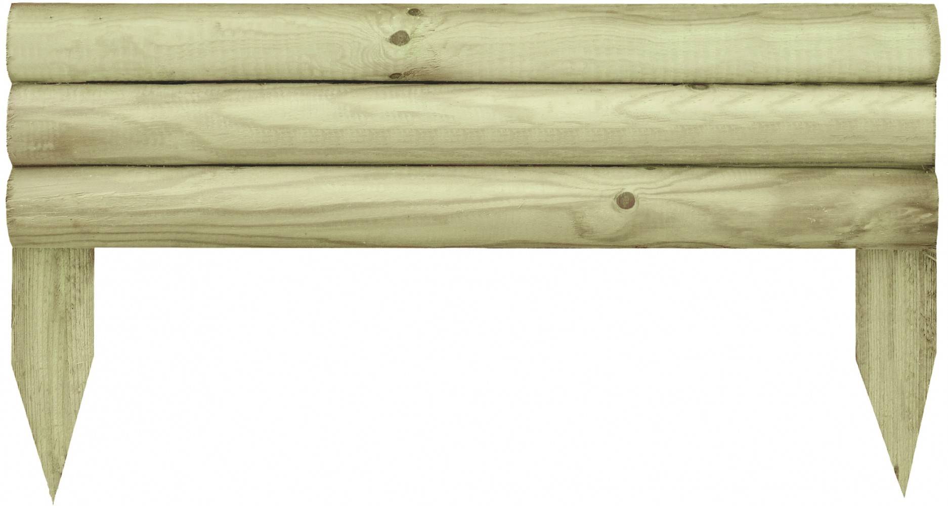 Centrale Brico - Bordure à planter Minitraverse bois naturel, H.30 x L.55 cm Centrale Brico - Image 1
