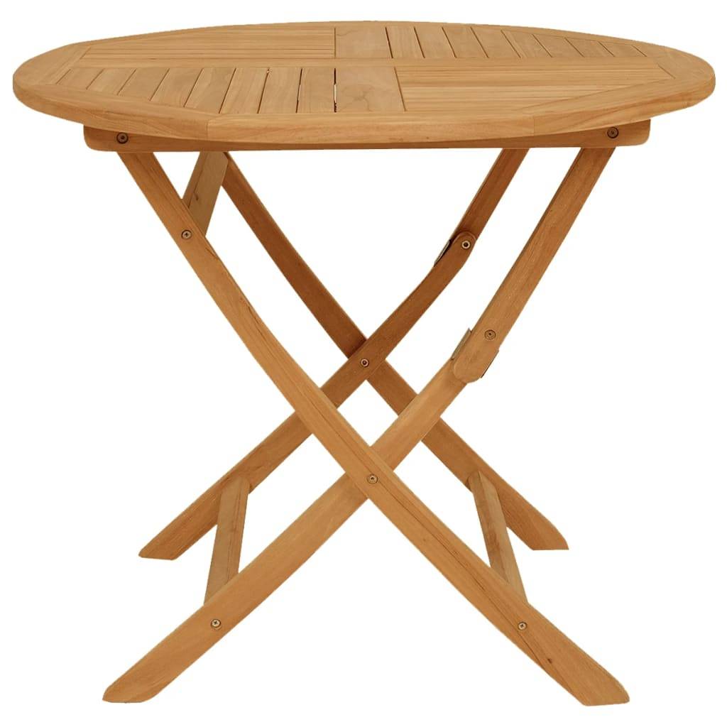 Vidaxl - Ensemble à manger de jardin 5 pcs Bois de teck massif vidaXL 3059579 - Imagen 9