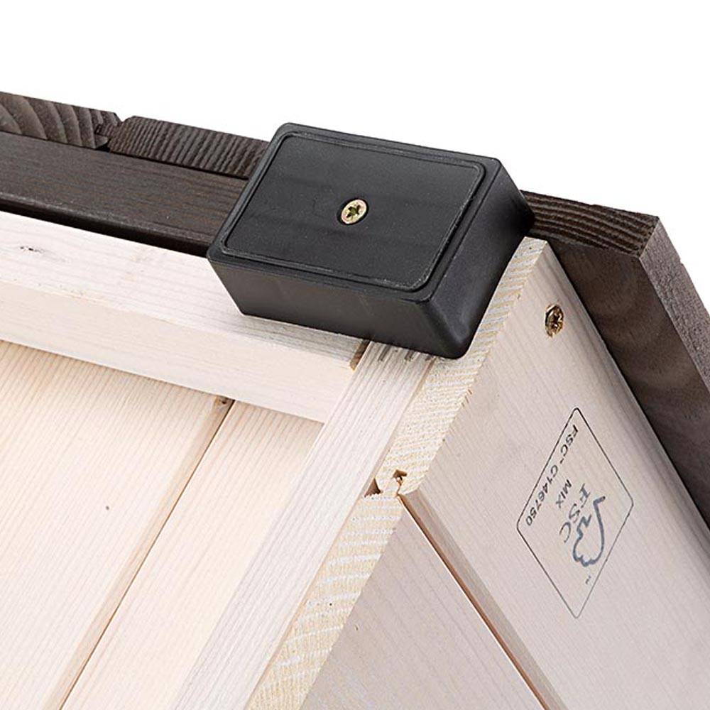 Ferplast - Niche d'extérieur, KOYA SMALL Maison pour Chiens en Bois FSC avec Peinture non Toxique, Trous d'aération, Pieds Isolants - Imagen 4