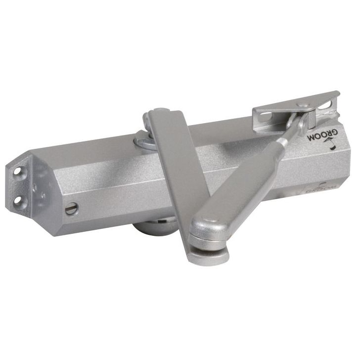 Ferme-porte complet bras standard argent GR 010 force 3 GROOM - 503111 - Imagen 1