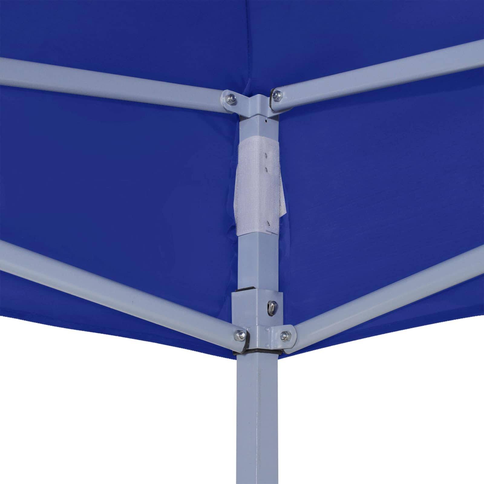 ComfortXL - Tente de réception pliante tissu oxford jardin événement réglable 2x2m bleu - ComfortXL Outdoor Living - Image 4