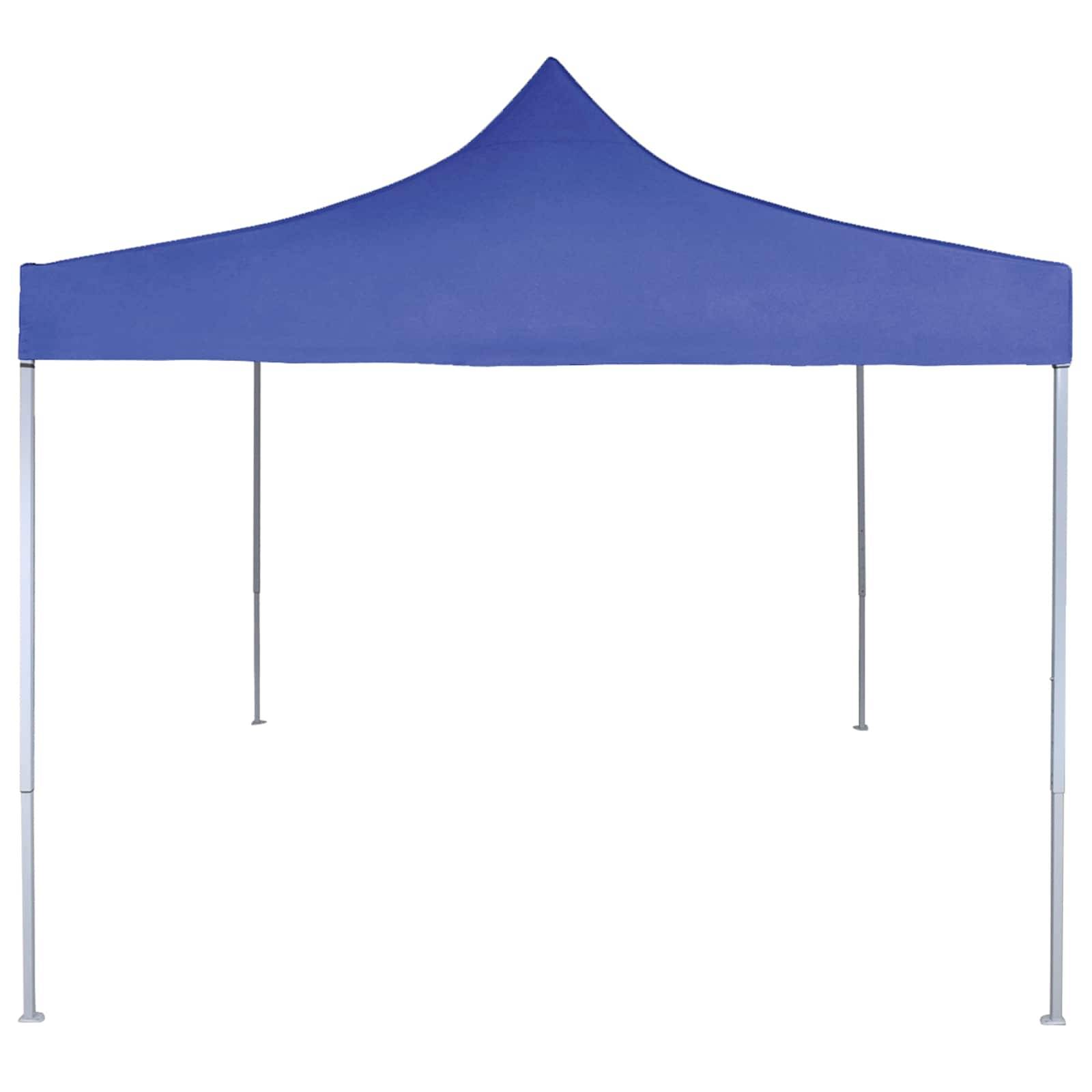 ComfortXL - Tente de réception pliante tissu oxford jardin événement réglable 2x2m bleu - ComfortXL Outdoor Living - Image 2