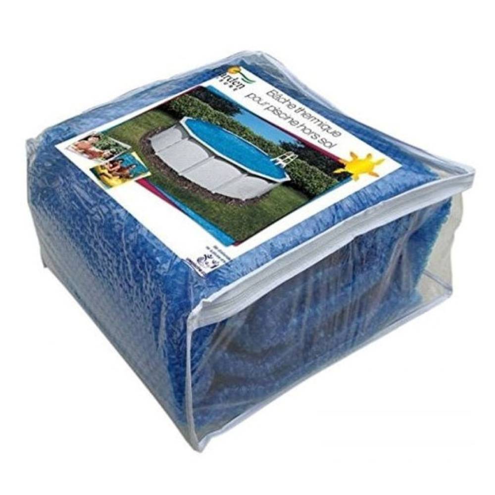 jardiboutique - 3,65x7,31 m Bâche a  bulles pour l'été de votre piscine - attention forme ovale et non rectangulaire - Imagen 1