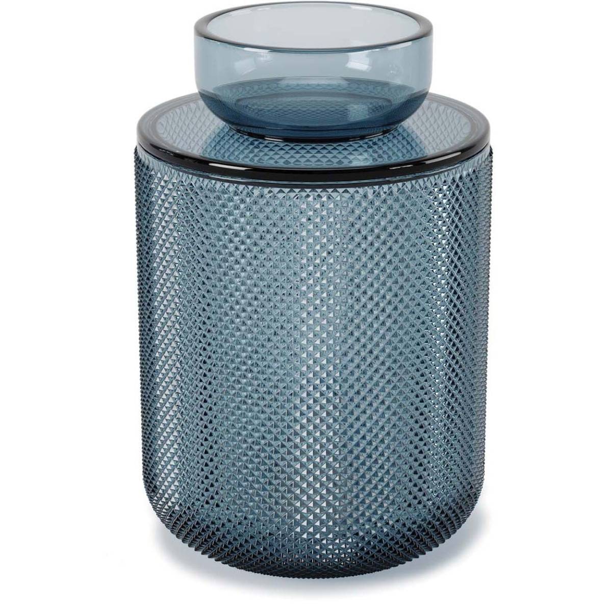 Umbra - Pot en verre avec couvercle bougeoir intégré Allira Umbra - Imagen 1