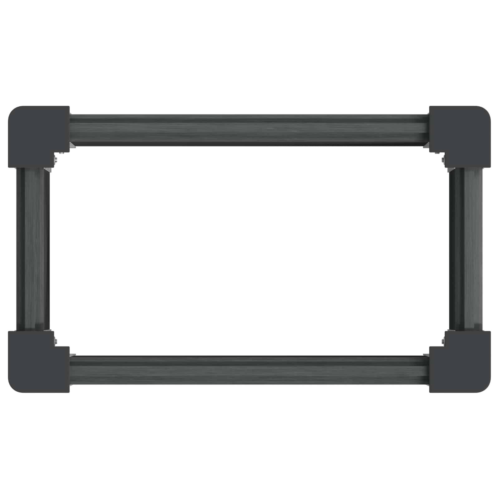 ComfortXL - Petite jardinière haute WPC aluminium balcon plantation 50x72cm gris - ComfortXL Outdoor Living - Image 5