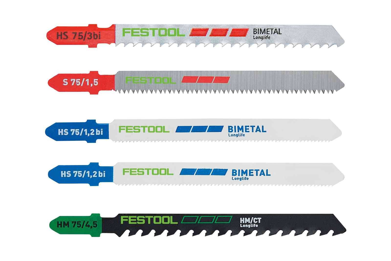 Jeu de lames de scie sauteuse FESTOOL STS-Sort/21 pièces P/M/B - 578072 - Image 2