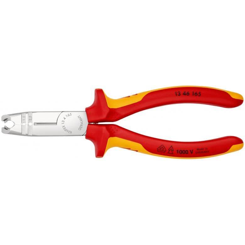 Knipex - Pince à dégainer accès difficile - Isolés 1000 V - Ø 13 mm - KNIPEX -13 46 165 - Imagen 1