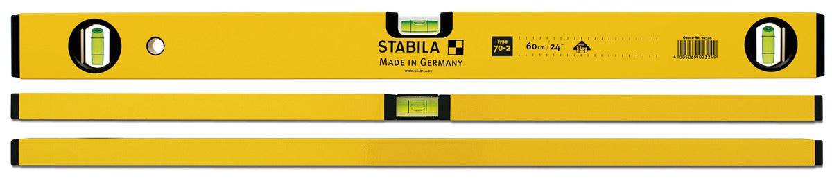 Stabila - Niveau à bulle STABILA Type 70-2 fioles - 200cm - 16284 - Imagen 2