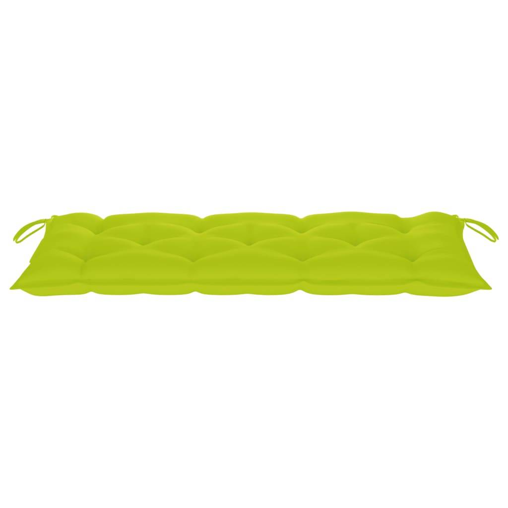 PANGIVO - Banc de jardin bois d'acacia vert vif 120 x 58 x 90 cm - PANGIVO - Image 6