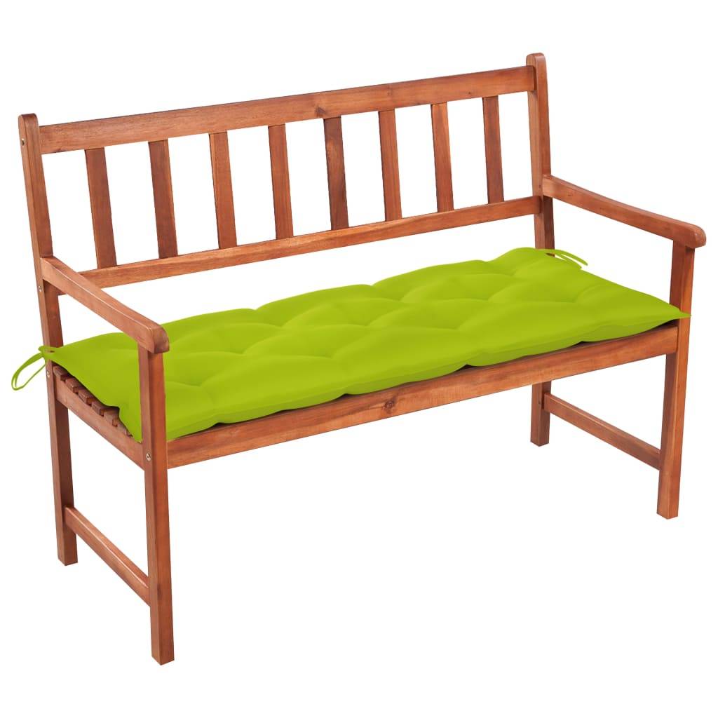 PANGIVO - Banc de jardin bois d'acacia vert vif 120 x 58 x 90 cm - PANGIVO - Image 1