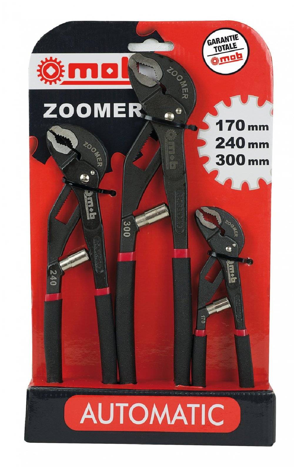 Jeu de 3 pinces multiprises autobloquantes zoomer - MOB - Image 1