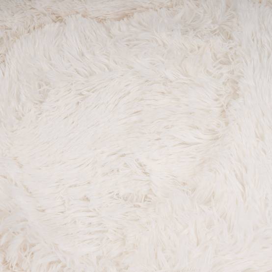 Beliani - Lit pour animal Fourrure synthétique Blanc cassé KULU - 50x50x15- Beliani - Image 4