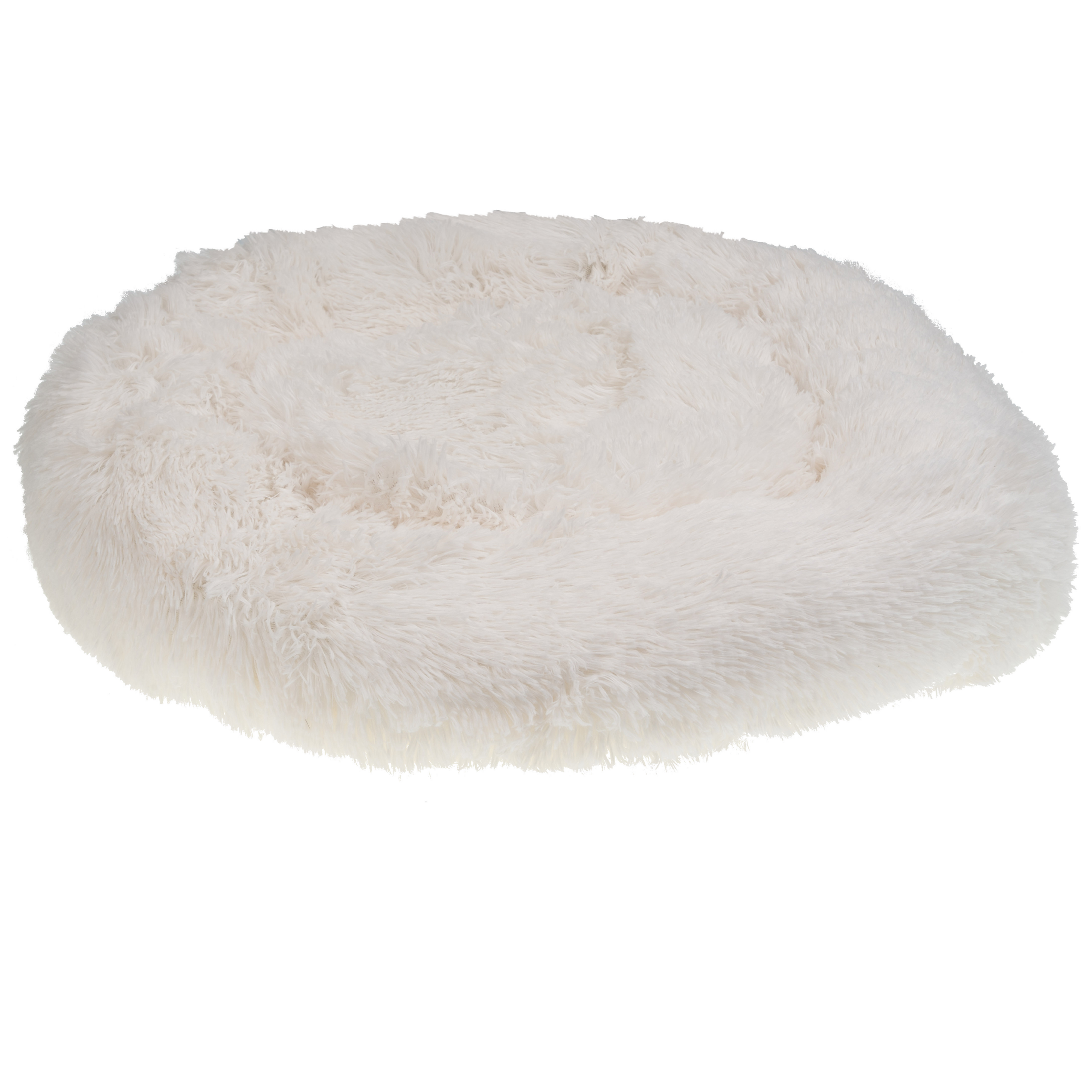 Beliani - Lit pour animal Fourrure synthétique Blanc cassé KULU - 50x50x15- Beliani - Image 2