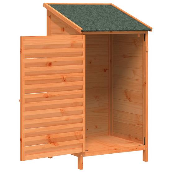 PANGIVO - Abri de jardin bois de sapin marron 59 x 56 x 113.5 cm, poids:13.64kg - PANGIVO - Image 4