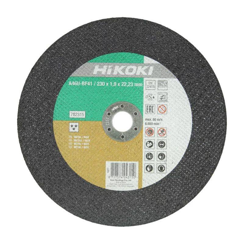 Disque à tronç. inox Proline  HIKOKI Ø230 - 782315 - ép.1.9 m.déporté Hikoki