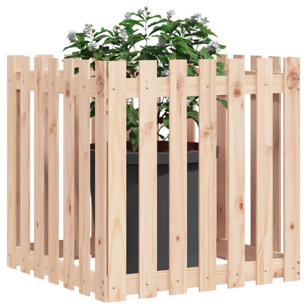 Prolenta Premium - Jardinière bois marron 70 x 70 x 70 cm - Prolenta premium p331.7 - Image 3