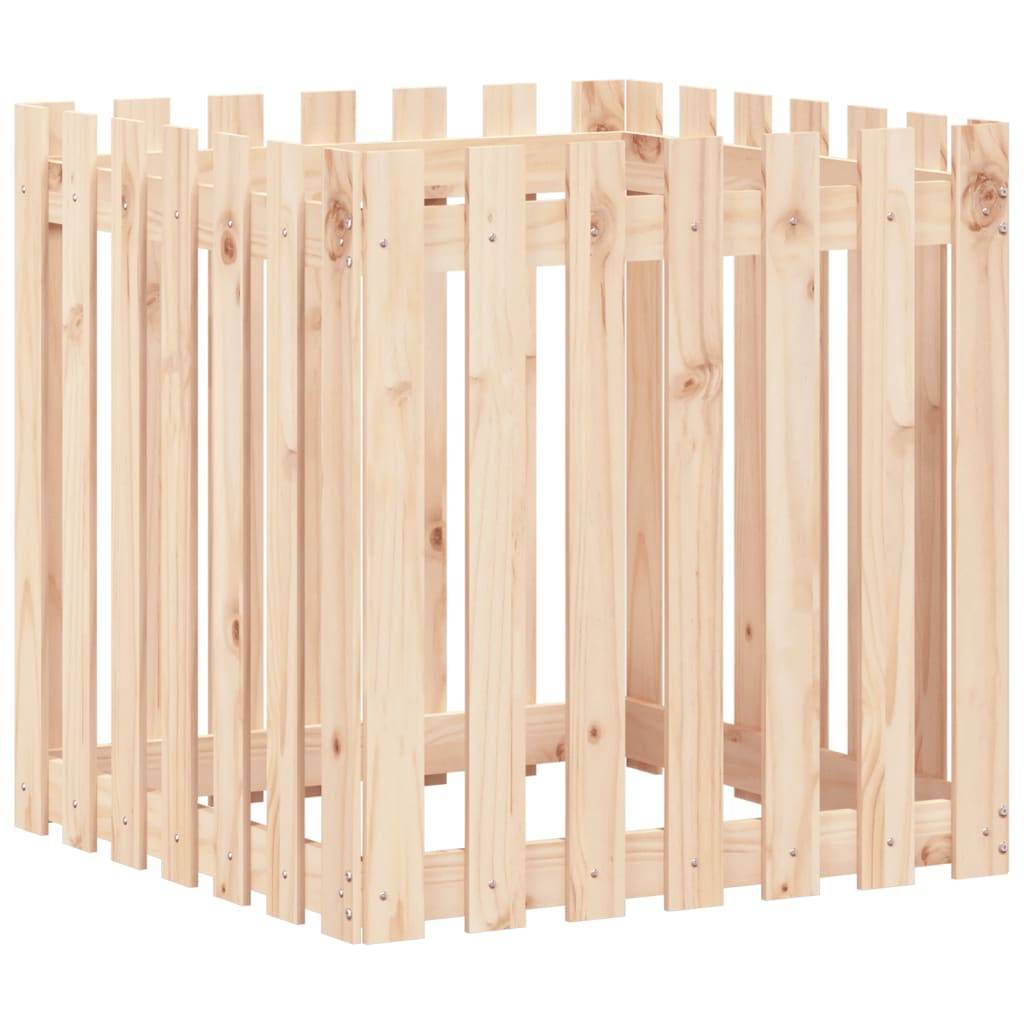 Prolenta Premium - Jardinière bois marron 70 x 70 x 70 cm - Prolenta premium p331.7 - Image 4