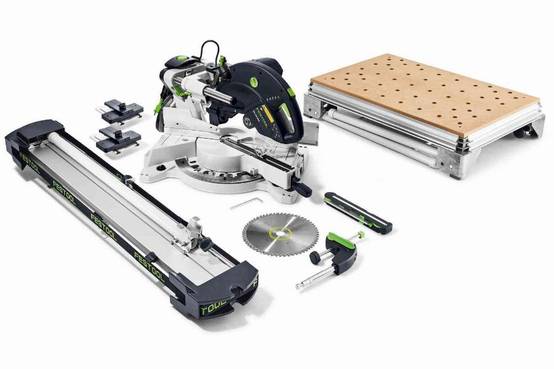 Scie à onglets radiale KS 120 REB-Set-MFT | 576663 - Festool - Image 1