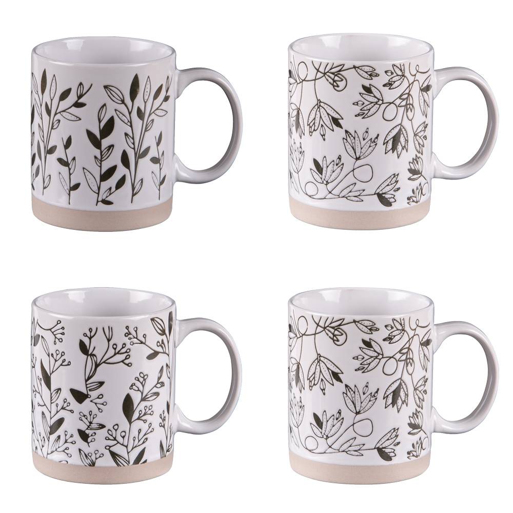 Coffret de 4 mugs Bucolique 35 cl - Image 1