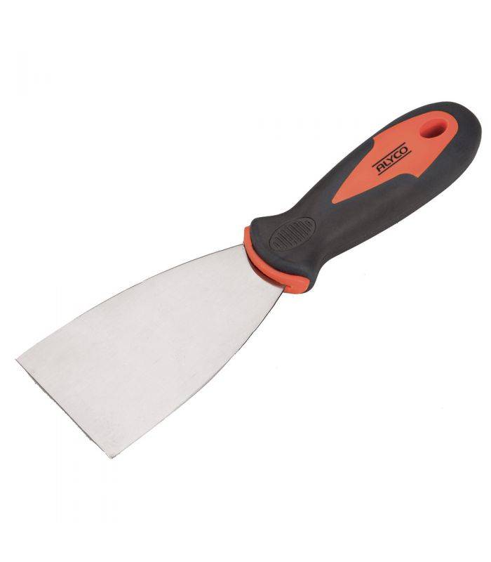 ALYCO - Spatule flexible en acier au carbone 100 mm manche composite alyco orange ALYCO 171090 - Image 1