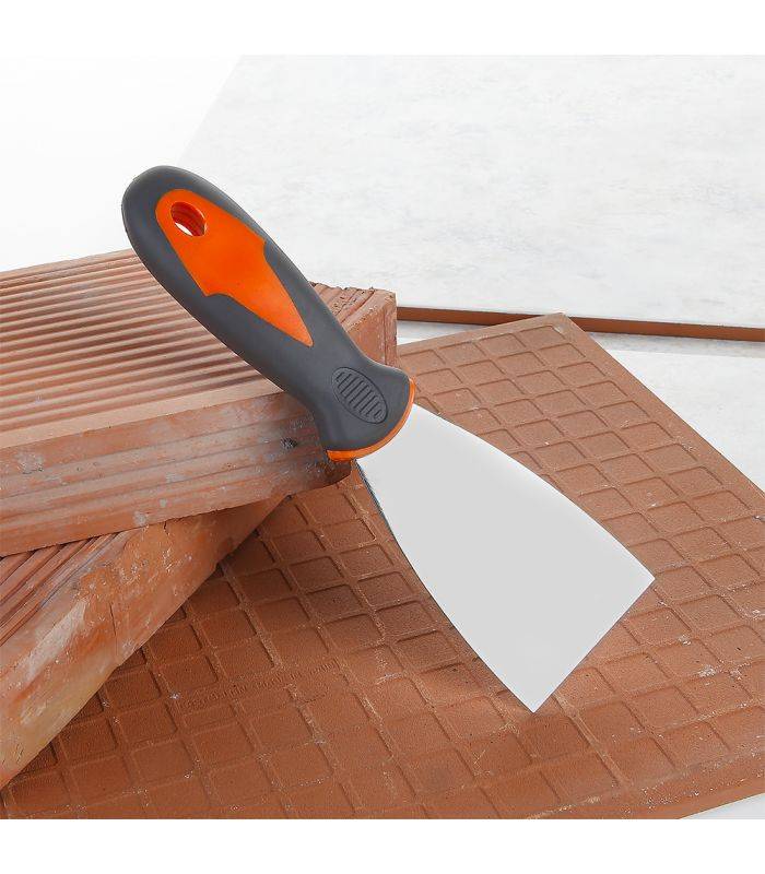 ALYCO - Spatule flexible en acier au carbone 100 mm manche composite alyco orange ALYCO 171090 - Image 4