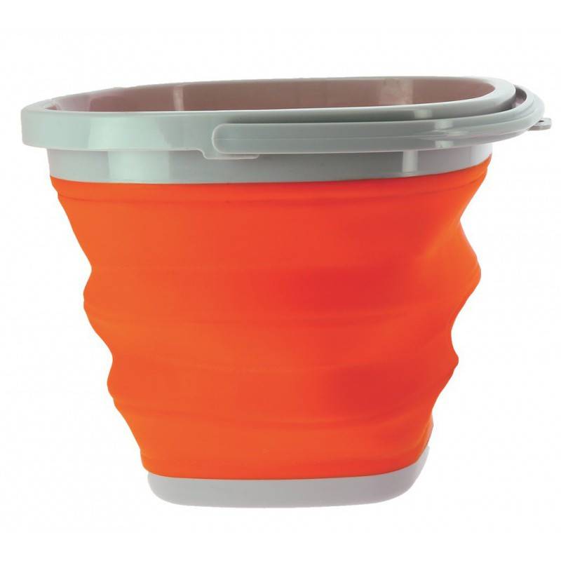Seau pliant 10L -  Accessoire cheval - Orange - Imagen 1