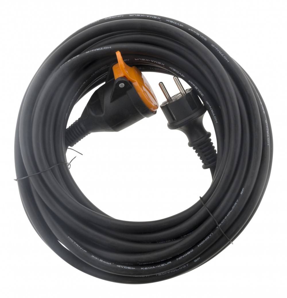 Zenitech - Rallonge électrique sans terre, orange, ZENITECH - Image 1