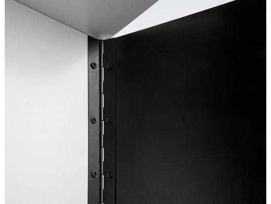 Charnière pour porte en bois, HETTICH, 32 x 600 mm, noir - Image 2