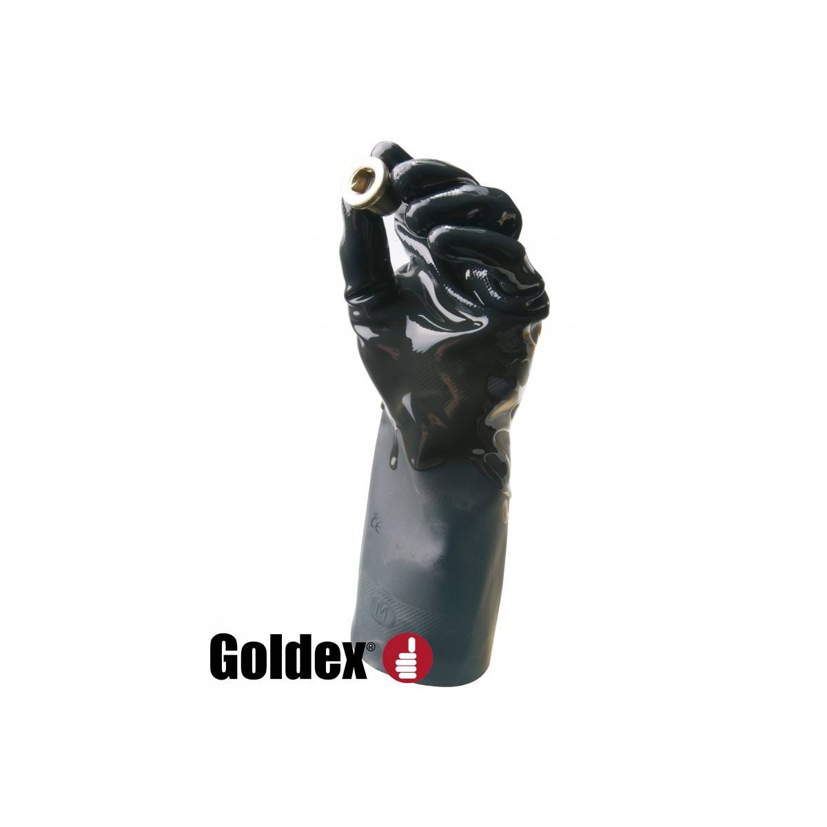 Gant protection Chimique SINGER Taille 9- 30cm Néoprène floqué coton Spécial entretien et milieu agressif - Imagen 3