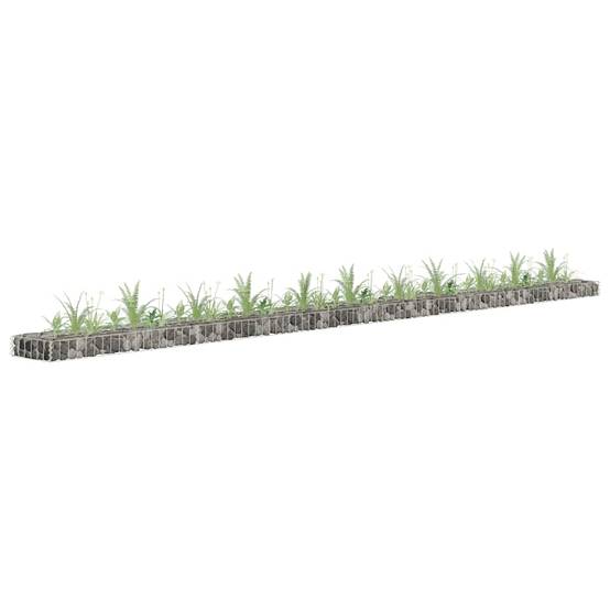 ComfortXL - Bordure de jardin Gabion Acier galvanisé plate pour pelouse 450x30x10 cm – ComfortXL Outdoor Living - Image 1