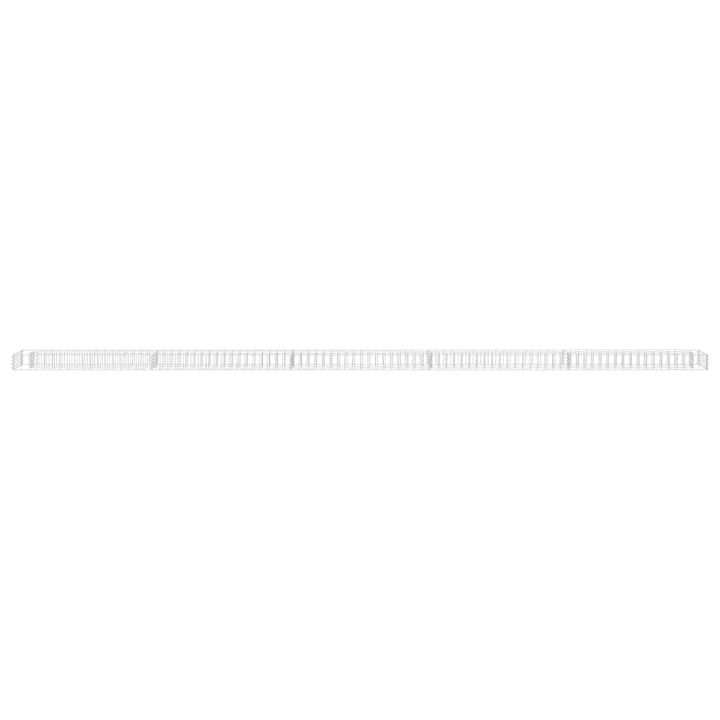ComfortXL - Bordure de jardin Gabion Acier galvanisé plate pour pelouse 450x30x10 cm – ComfortXL Outdoor Living - Image 3