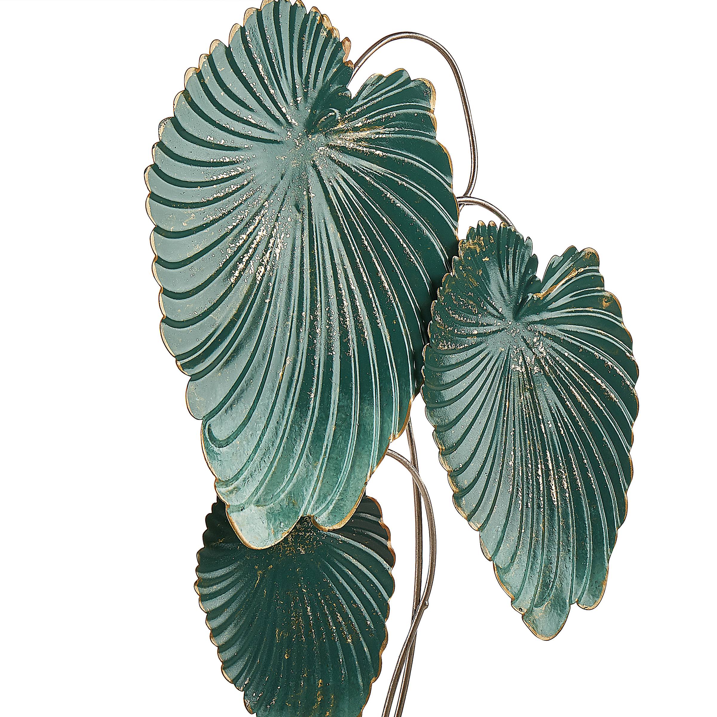 Beliani - Accessoire Décoratif Métal Bleu paon SODIUM - 26x8x44- Beliani - Image 6