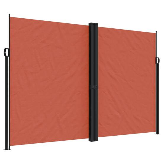 Store banne | Auvent latéral rétractable terre cuite 220x1200 cm Maison Chic - Image 1