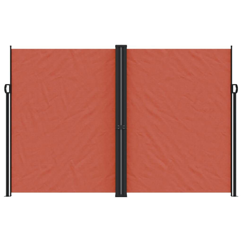 Store banne | Auvent latéral rétractable terre cuite 220x1200 cm Maison Chic - Image 3