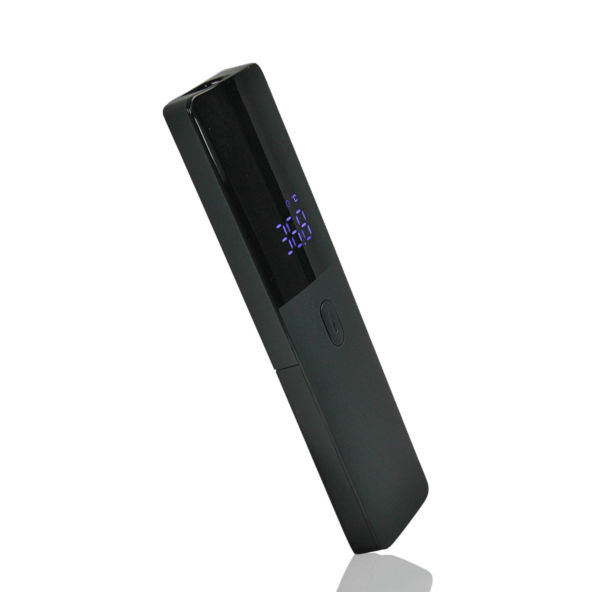 Fishtec - Thermomètre sans contact Slim FISHTEC, mesure en 1 seconde, alerte bip >37,8C, memoire 32 mesures, design fin et hygienique, 15x3,7x1,6 cm - Image 1