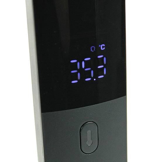 Fishtec - Thermomètre sans contact Slim FISHTEC, mesure en 1 seconde, alerte bip >37,8C, memoire 32 mesures, design fin et hygienique, 15x3,7x1,6 cm - Image 4