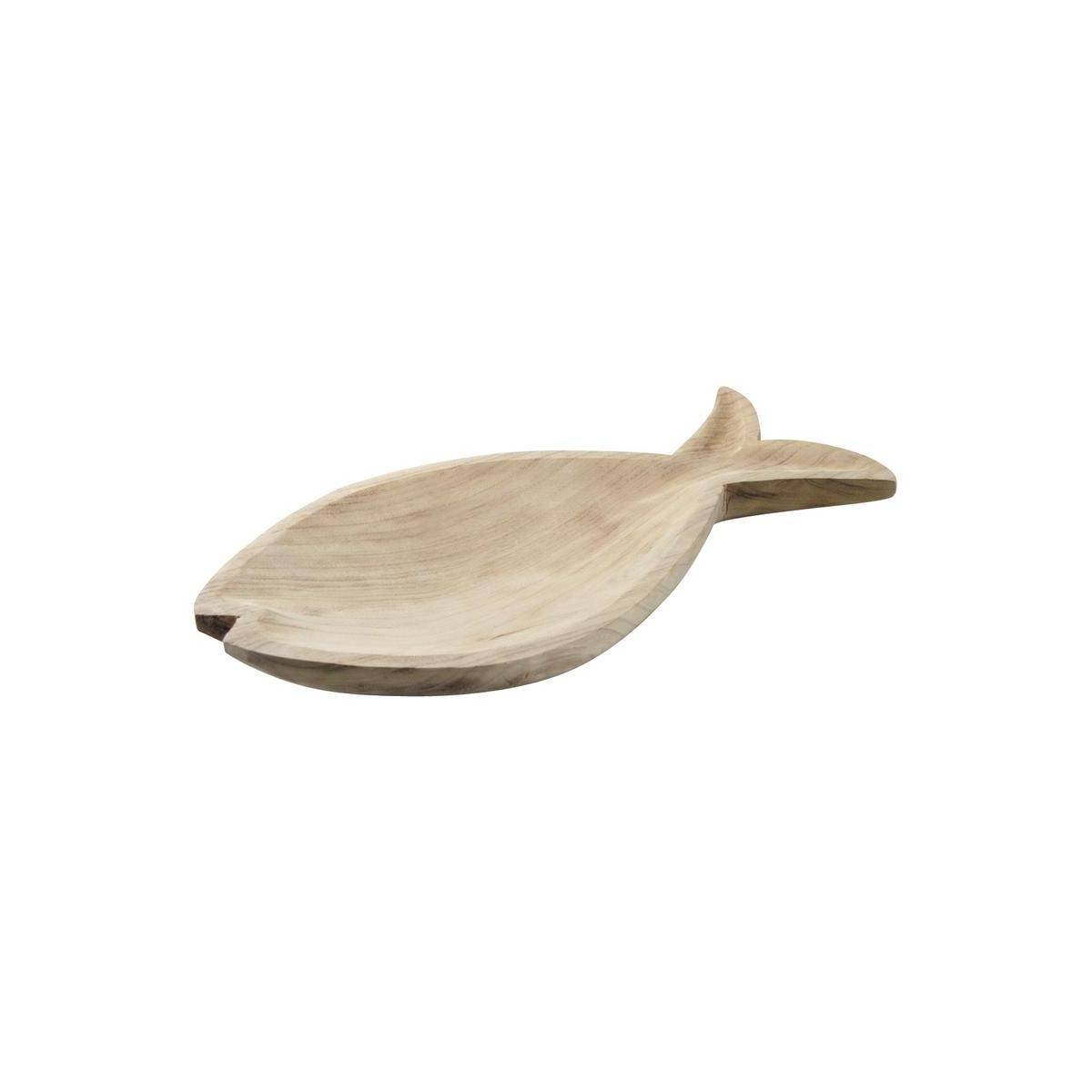 Aubry Gaspard - Corbeille poisson en paulownia