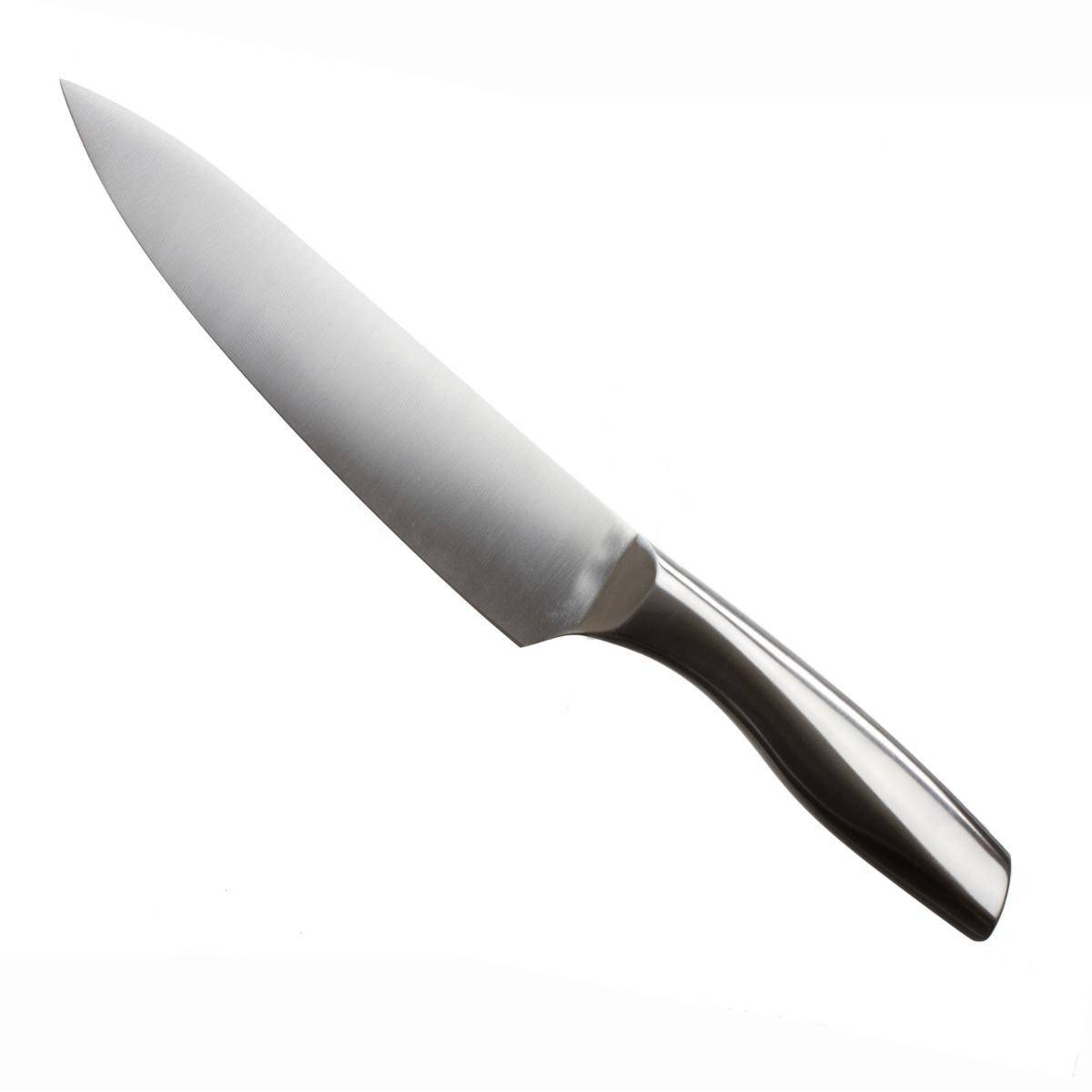 Couteau Chef "Inox Forgé" 34cm Gris - Image 2