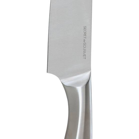 Couteau Chef "Inox Forgé" 34cm Gris - Image 3