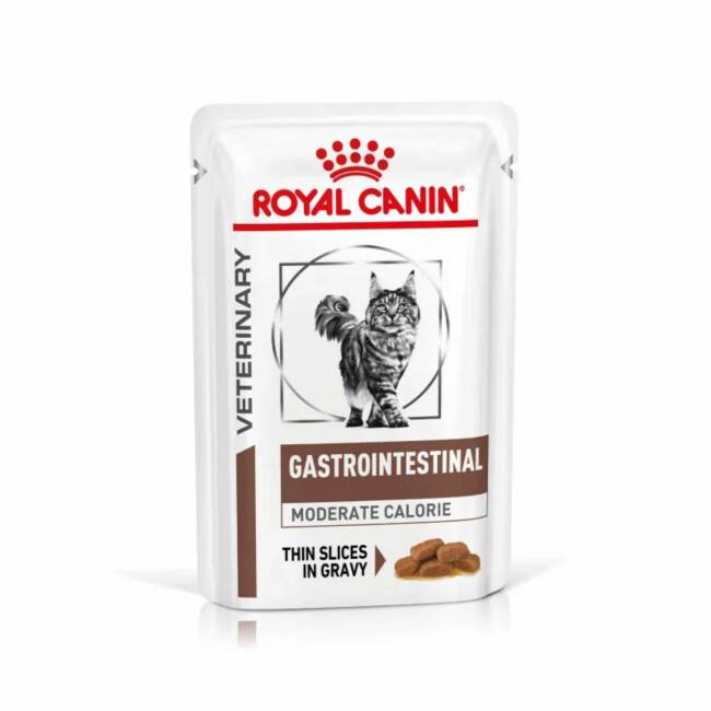 Royal Canin - Royal Canin Veterinary Gastrointestinal Moderate Calorie pour chats - 12 Sachets de 85 g