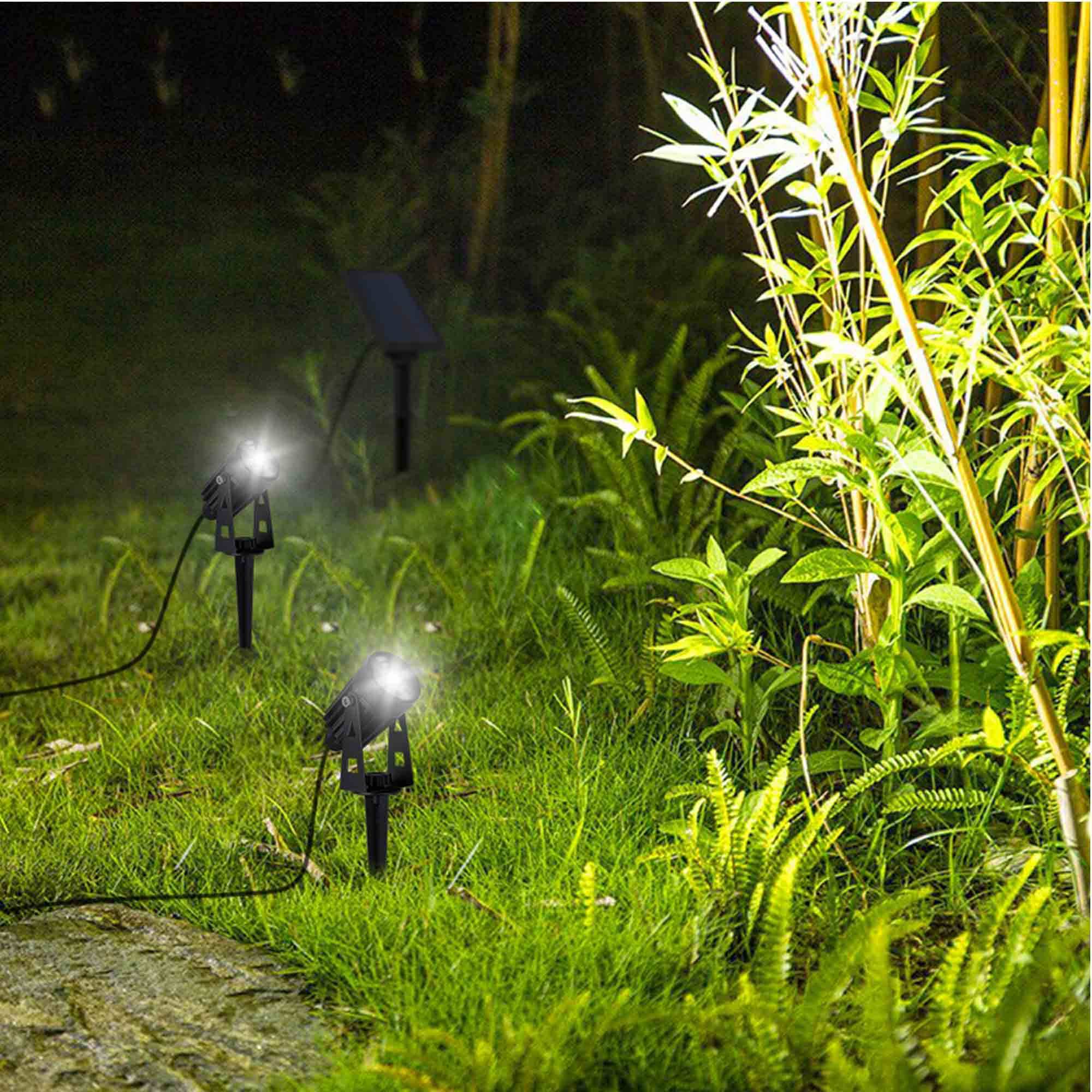 Lumisky - 2 Spots solaires connectés ROUNDY Blanc froid 200LM - Imagen 2