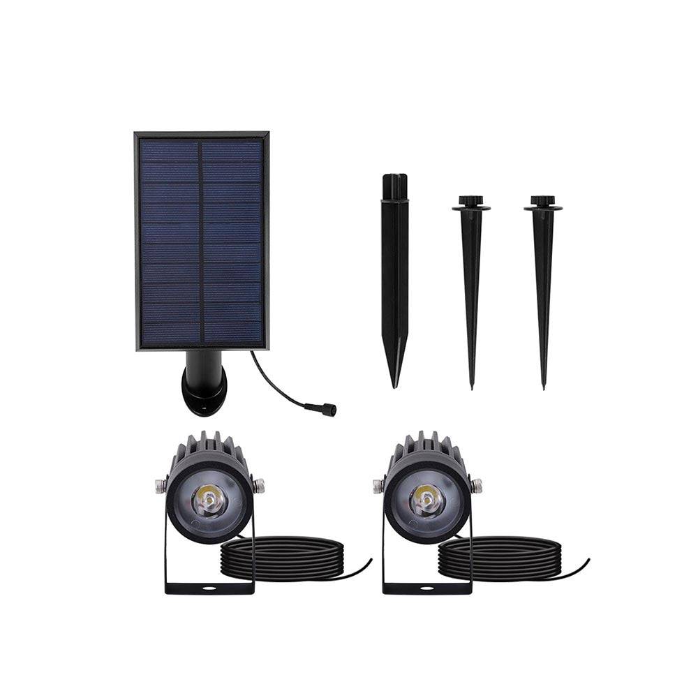 Lumisky - 2 Spots solaires connectés ROUNDY Blanc froid 200LM - Imagen 3