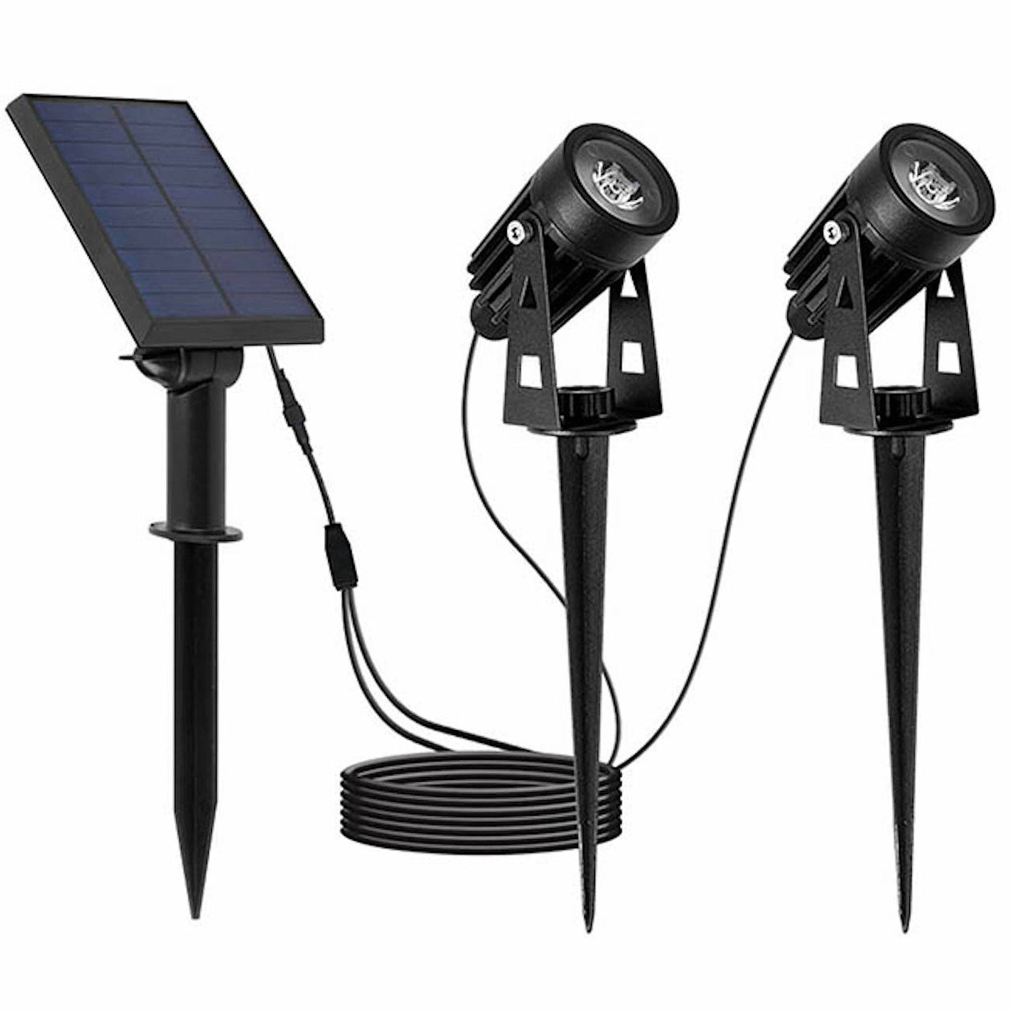Lumisky - 2 Spots solaires connectés ROUNDY Blanc froid 200LM - Imagen 1