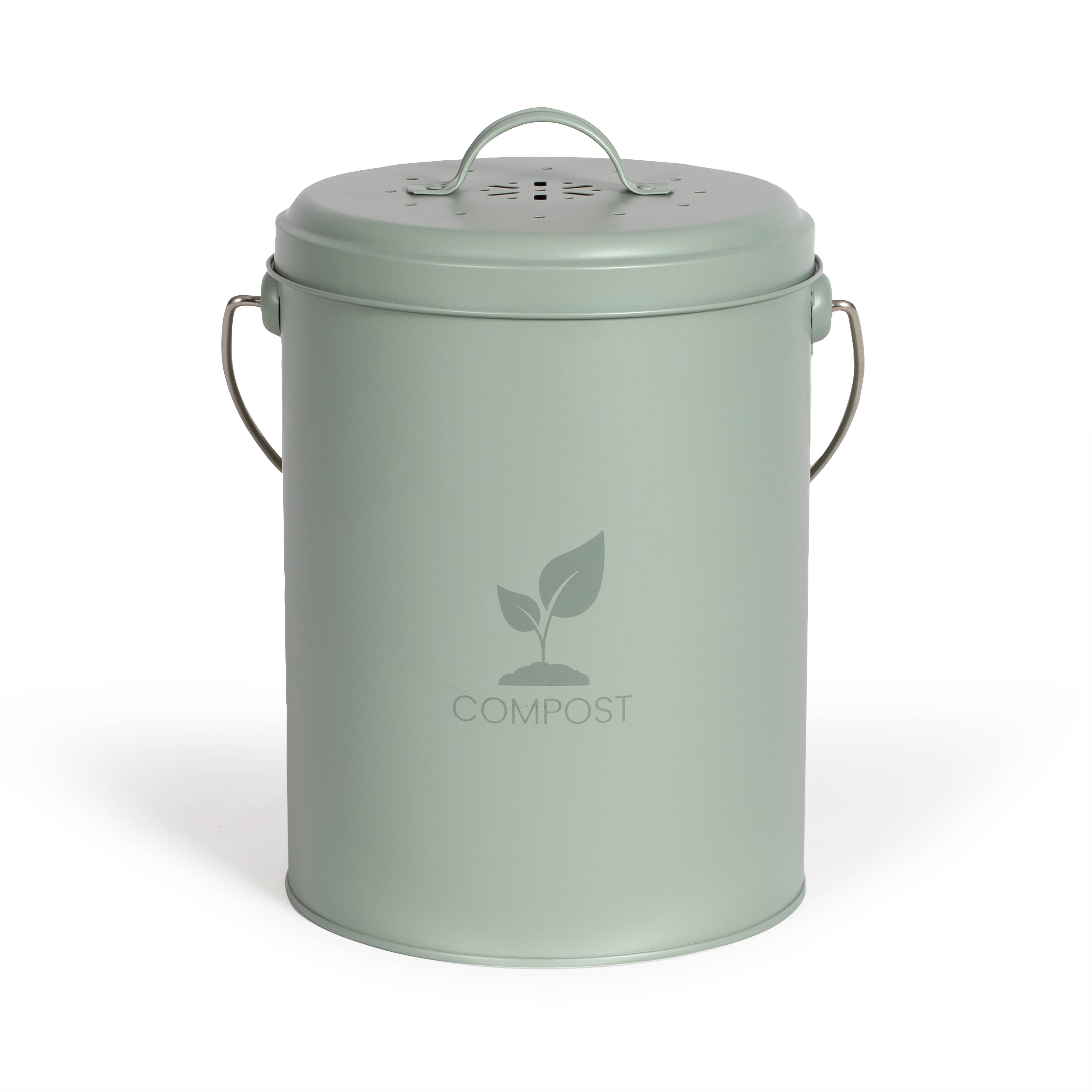 Livoo - Seau à compost de cuisine 6l vert MES154V Livoo - Imagen 1