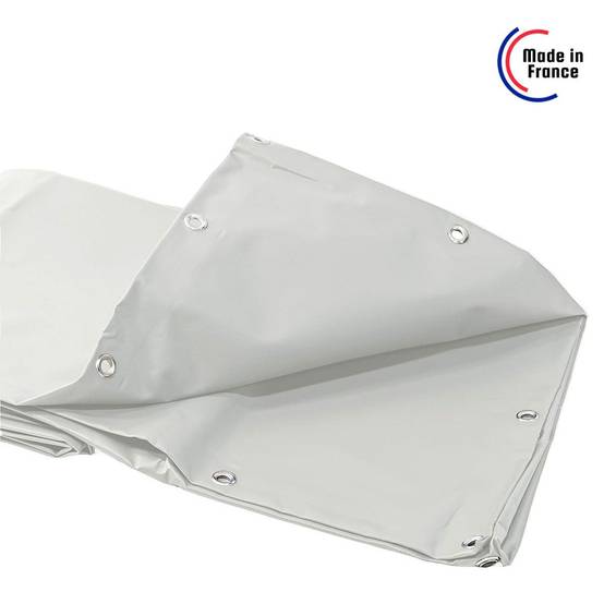 Bâche Toiture 3x5 m XP640TO Blanche - Garantie 10 ans - Bâche d'étanchéité pour Couvreur et Charpentier - Made in France TECPLAST - Imagen 5